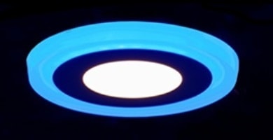ดาวน์ไลท์ LED Panel Light Skyblue หน้ากลม 9w (วอร์มไวท์) EVE